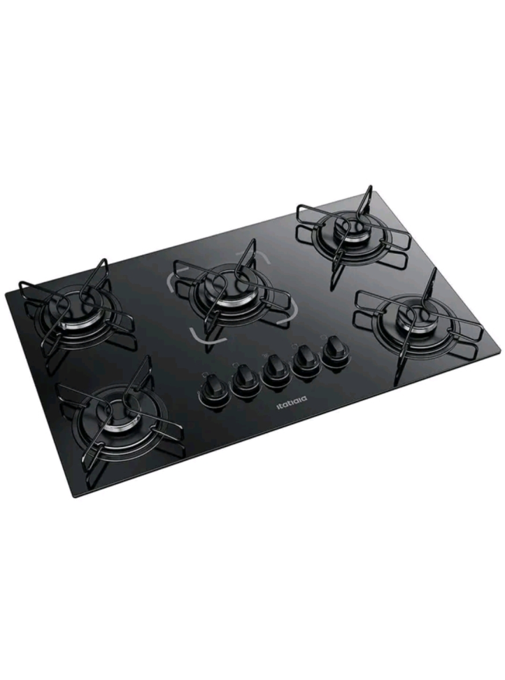 Cooktop Itatiaia Essencial 5 Bocas Vidro Preto Bivolt 3700000193 - #1
