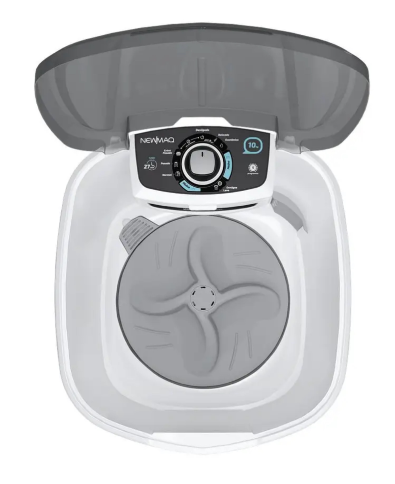 Tanquinho Lavadora Newmaq 10 Kg de Lavar Roupas Semi Automática com 9 Programas - #1