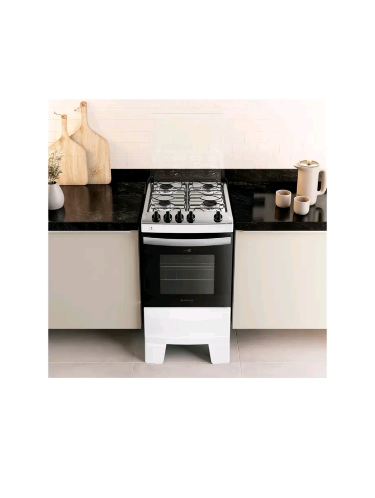 Retirar amanhã Fogão 4 Bocas Atlas Branco Agile Up, Branco - #1