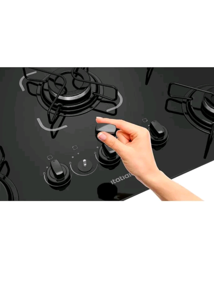 Cooktop Itatiaia Essencial 5 Bocas Vidro Preto Bivolt 3700000193 - #1