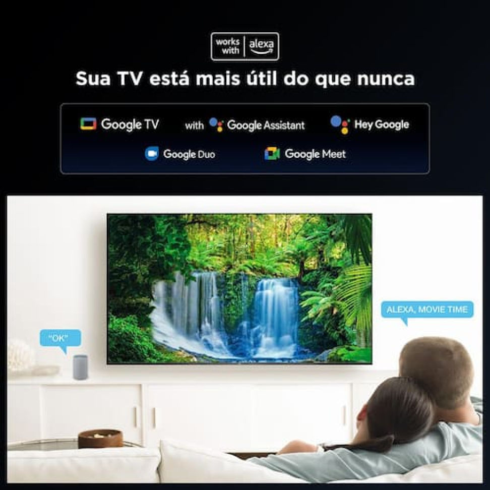 Smart TV 55” Ultra HD 4K TCL 55P755 LED com Google TV, Dolby Vision e Atmos, HDR10+, Wi-Fi, Bluetooth, Google Assistente e Design sem Bordas - #3