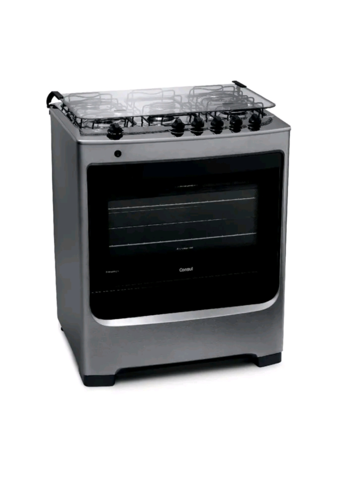 Fogão Consul 5 bocas cor Inox com botões removíveis - CFS5NAR - #2