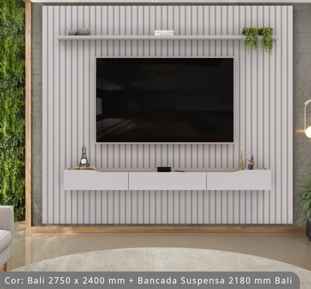 Painel Com Bancada Pratic, largura 2757x2400 - #2