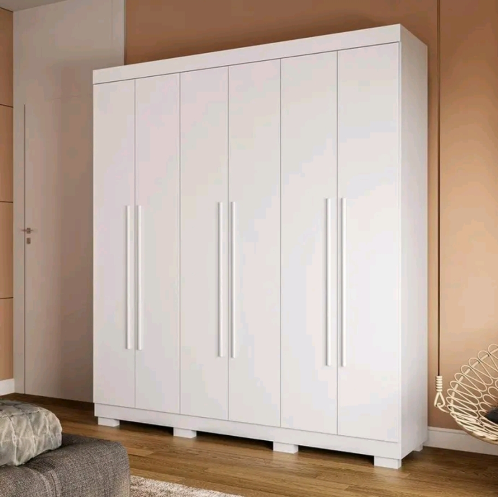 GUARDA ROUPA ACP PAOLA BRANCO 1,80m LARGURA 2,050m ALTURA 100%MDF - #1