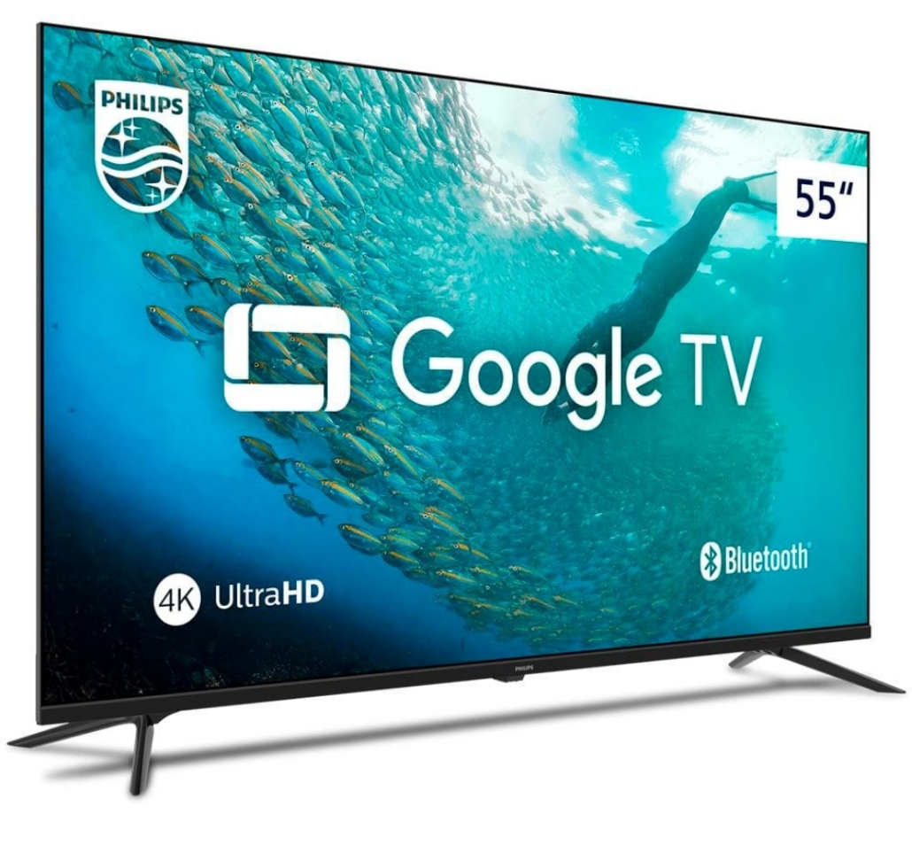 Smart TV LED 55 Ultra HD 4K Philips 55PUG7019 com Google TV, Comando de Voz, Wi-Fi, Entradas HDMI e USB - #7