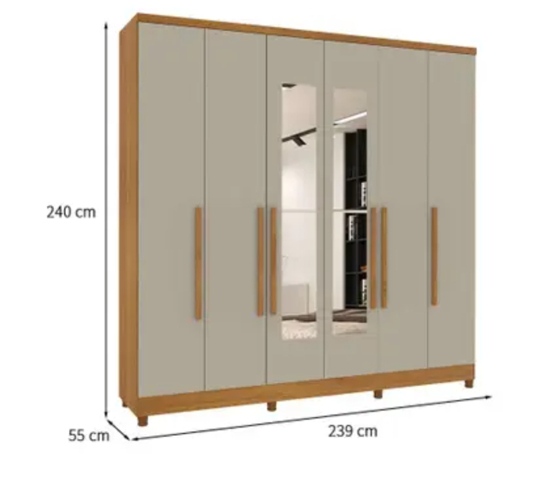 Roupeiro coliseu com espelhos - #2