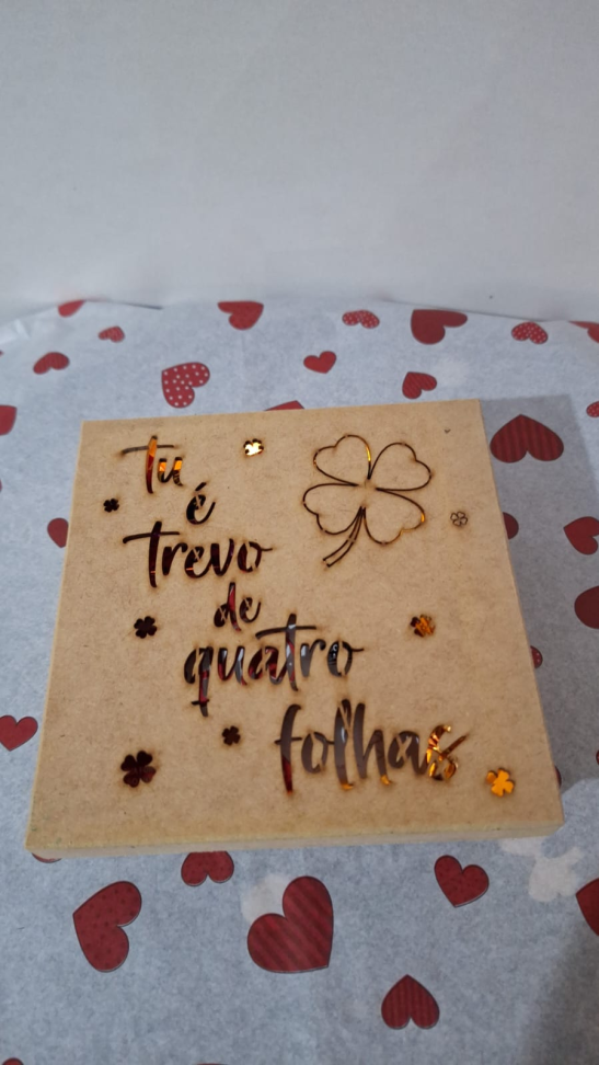 Caixinha de Mdf Frases - #4