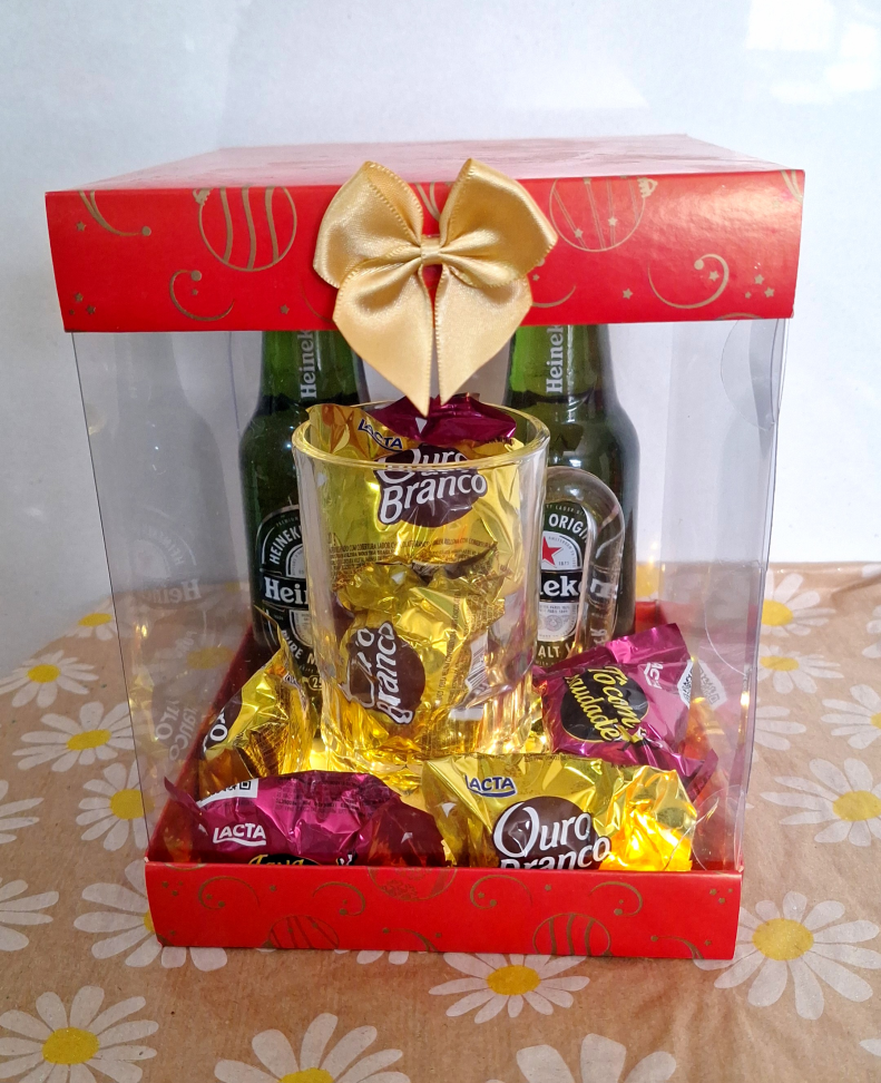 Caixa de Acetato de Natal - #1