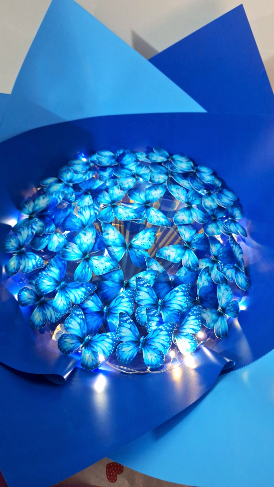 Buquê com 40 Borboletas