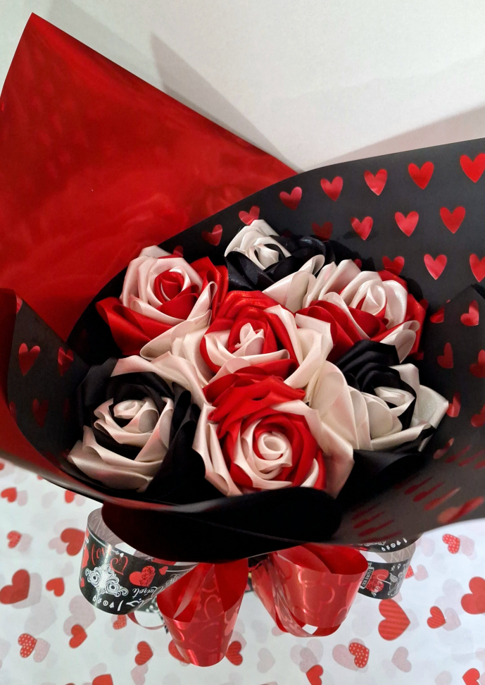 Buquê com 7 Rosas