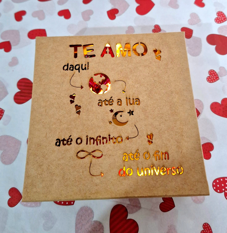 Caixinha de Mdf Frases