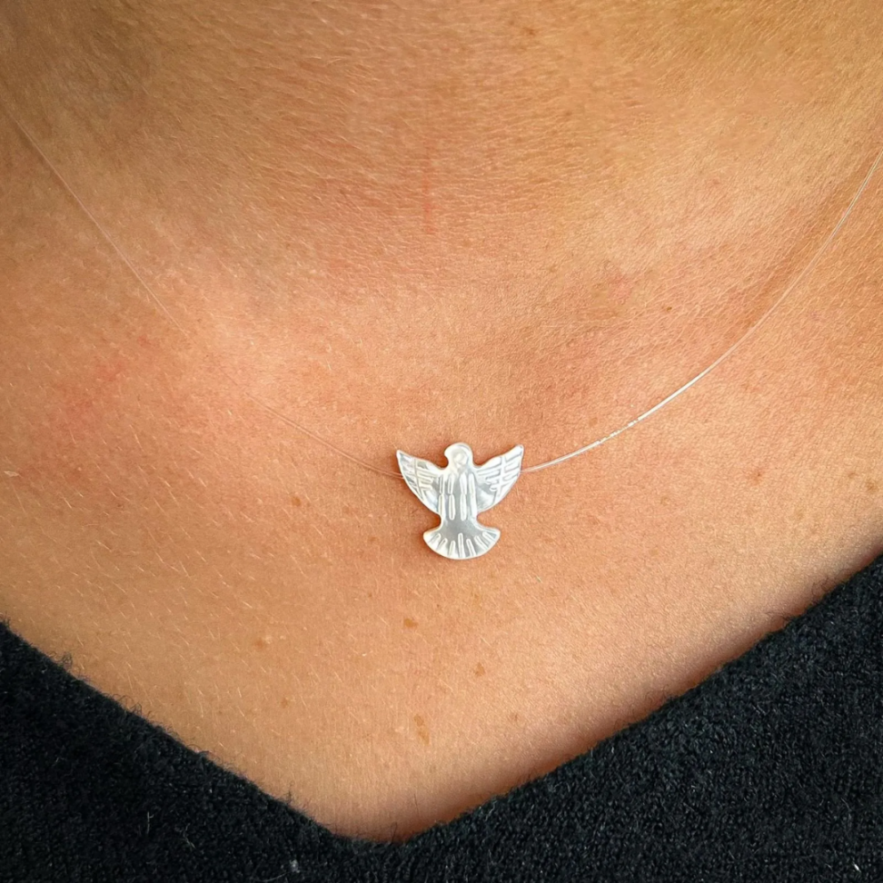 Colar Nylon Espirito Santo em Madrepérola - #2