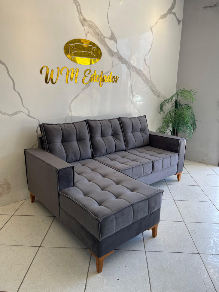 Sofá Cheysse com Costura Italiana (2.0m)
