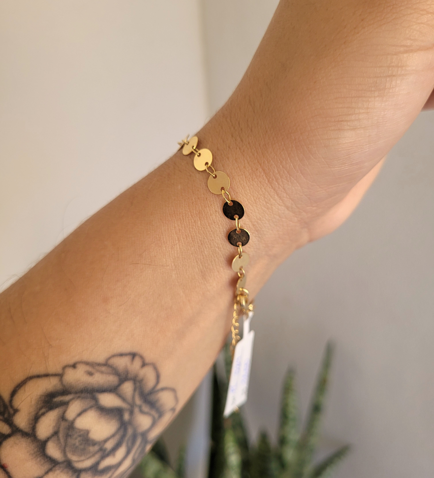 Pulseira medalinhas - #1