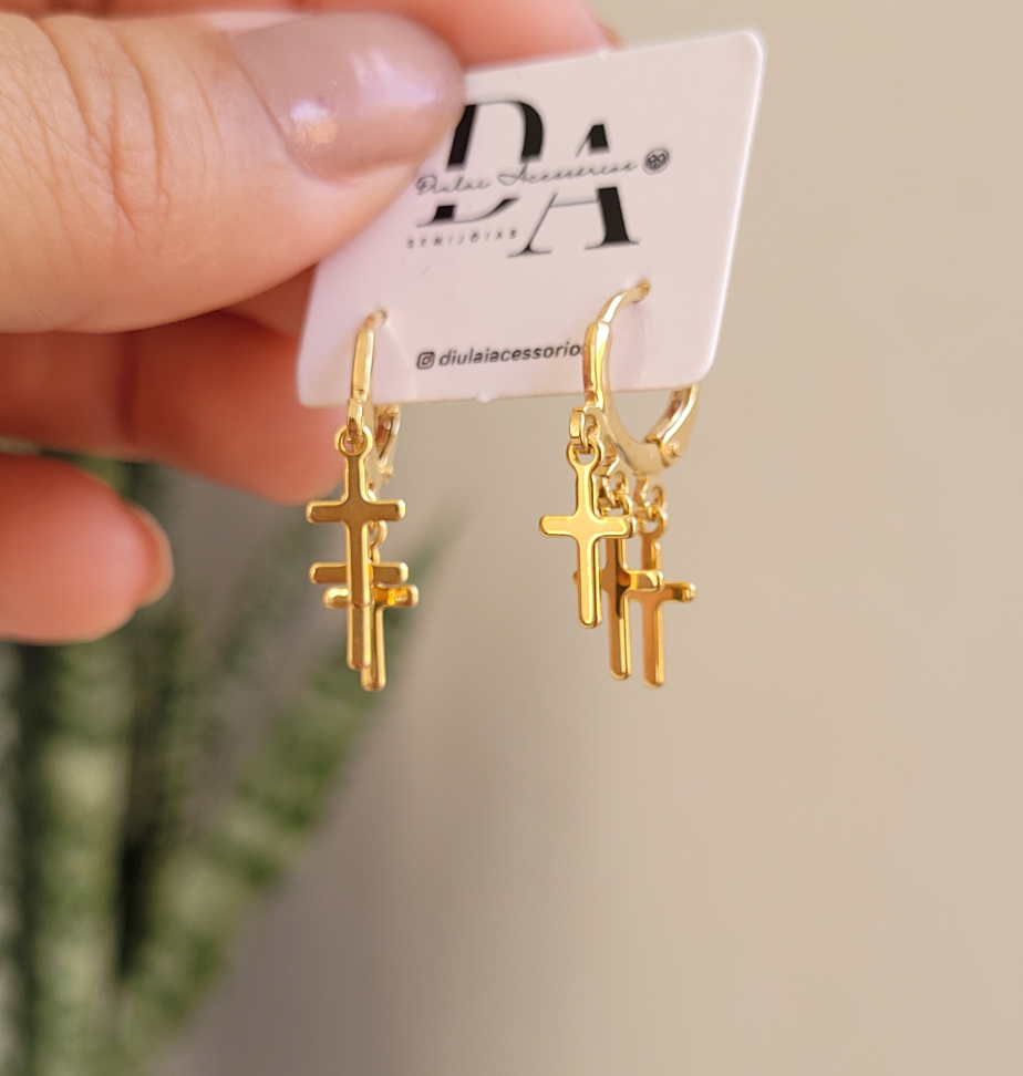 Argola Crucifixo - #2