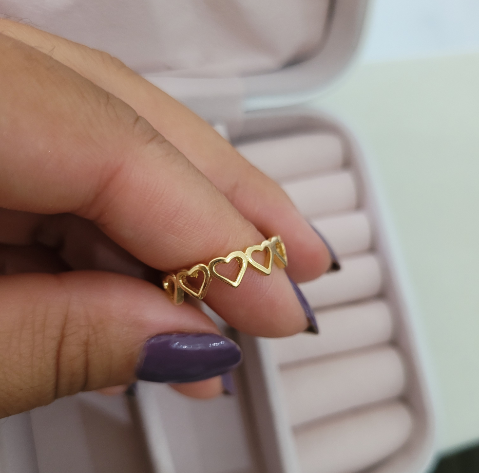 Anel corações - #2
