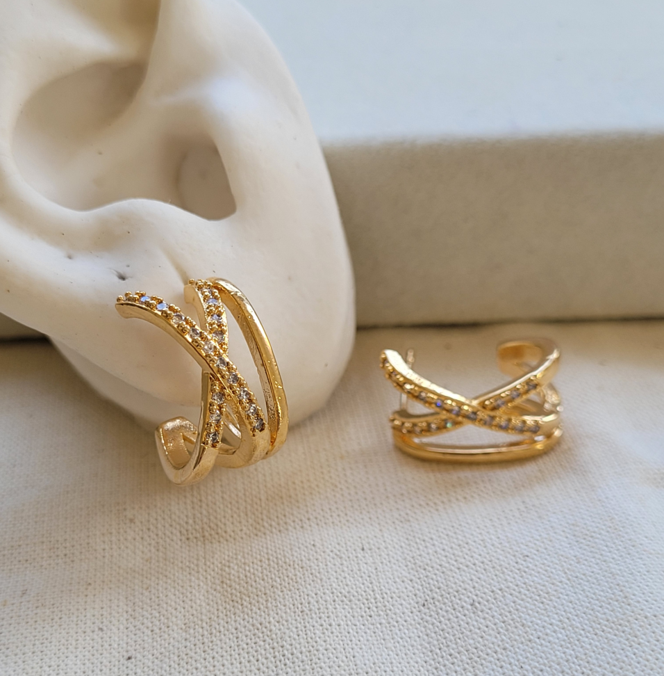 Brinco Cravejado Zircônia - #3