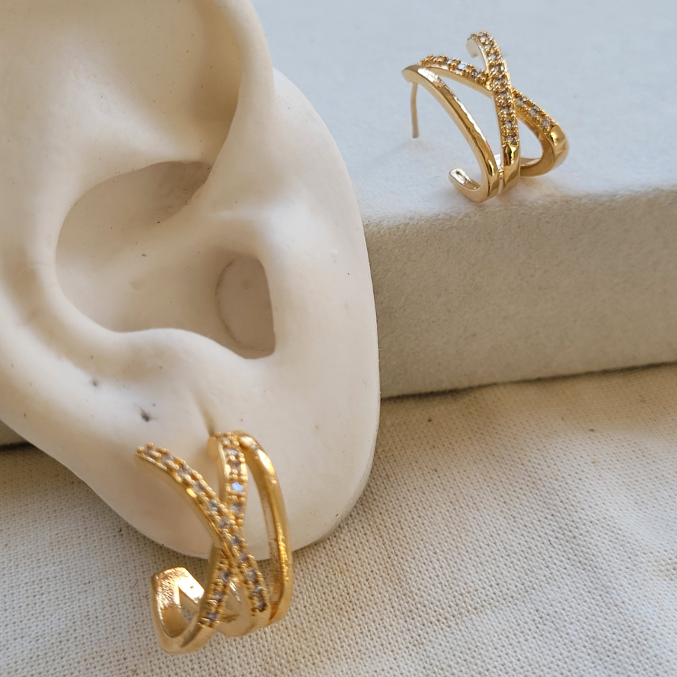 Brinco Cravejado Zircônia - #2