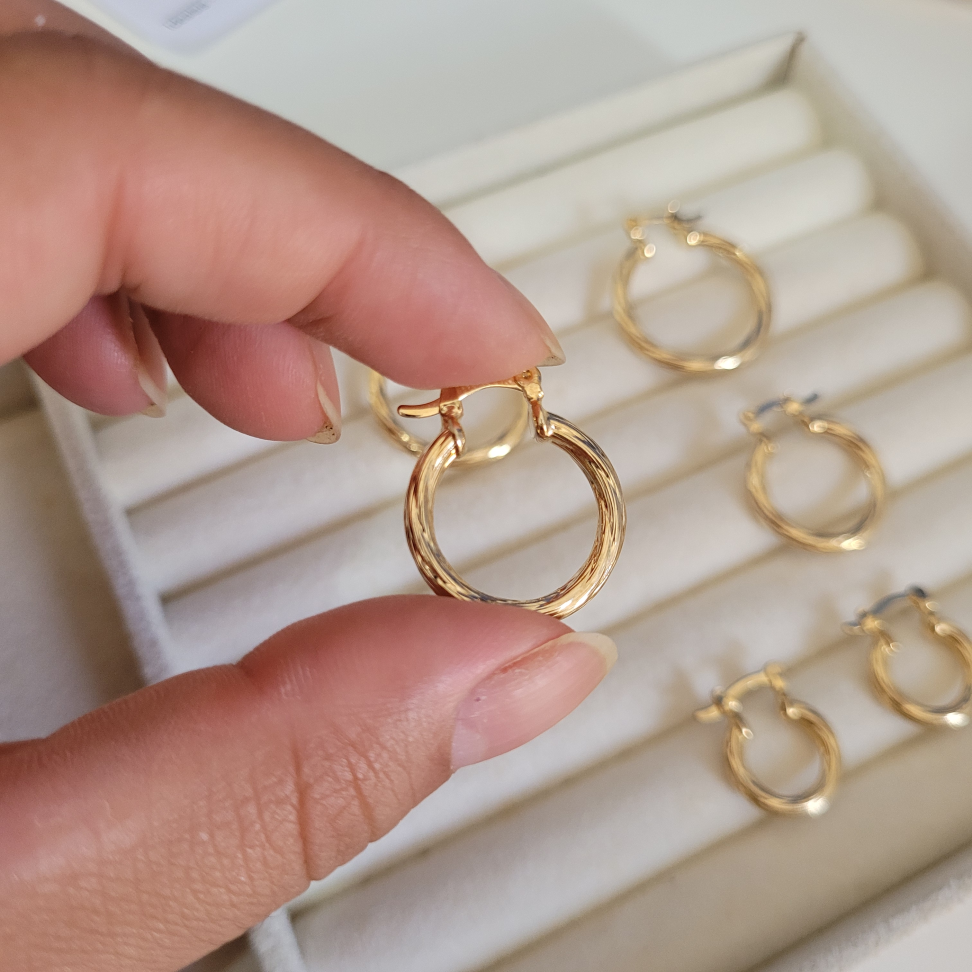 Argola torcida M - #2