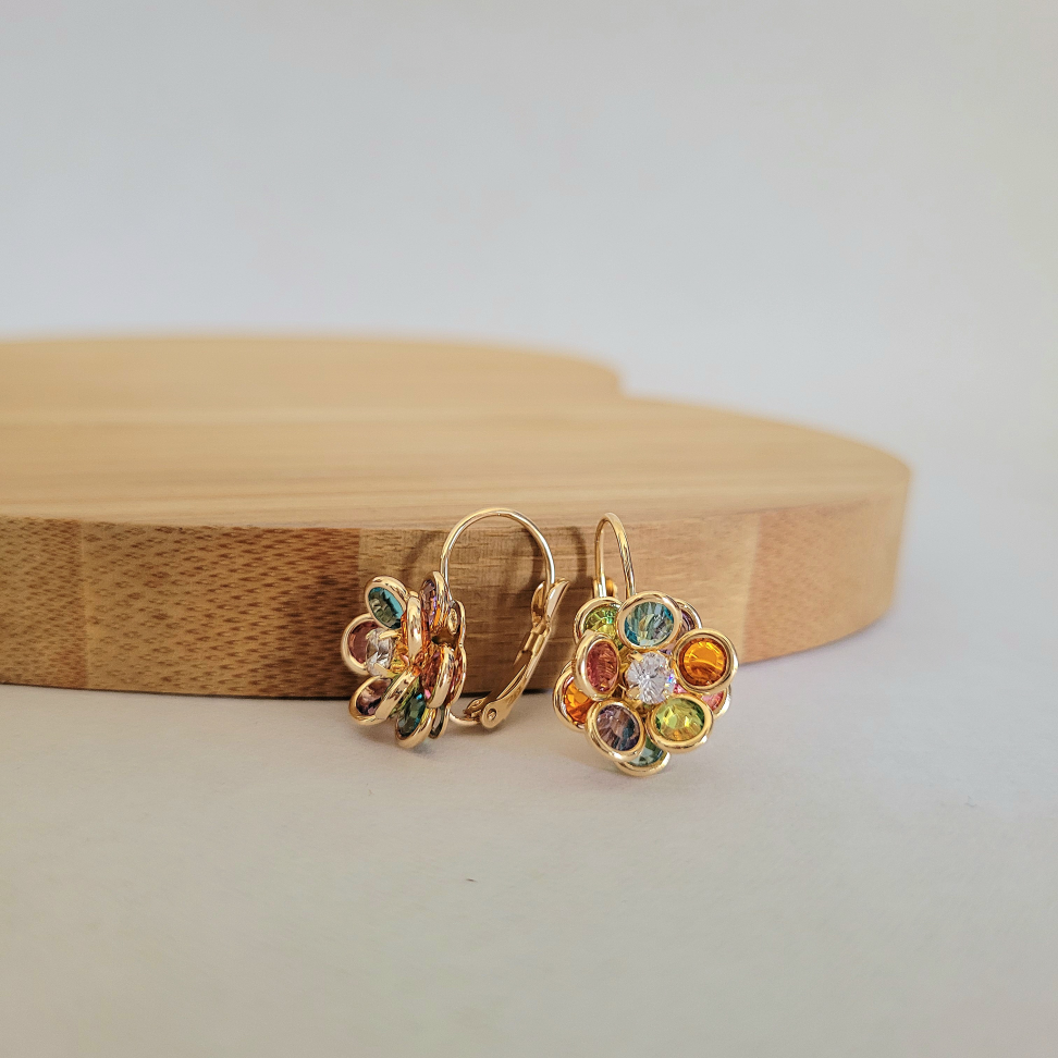 Brinco Flor Gancho - #2