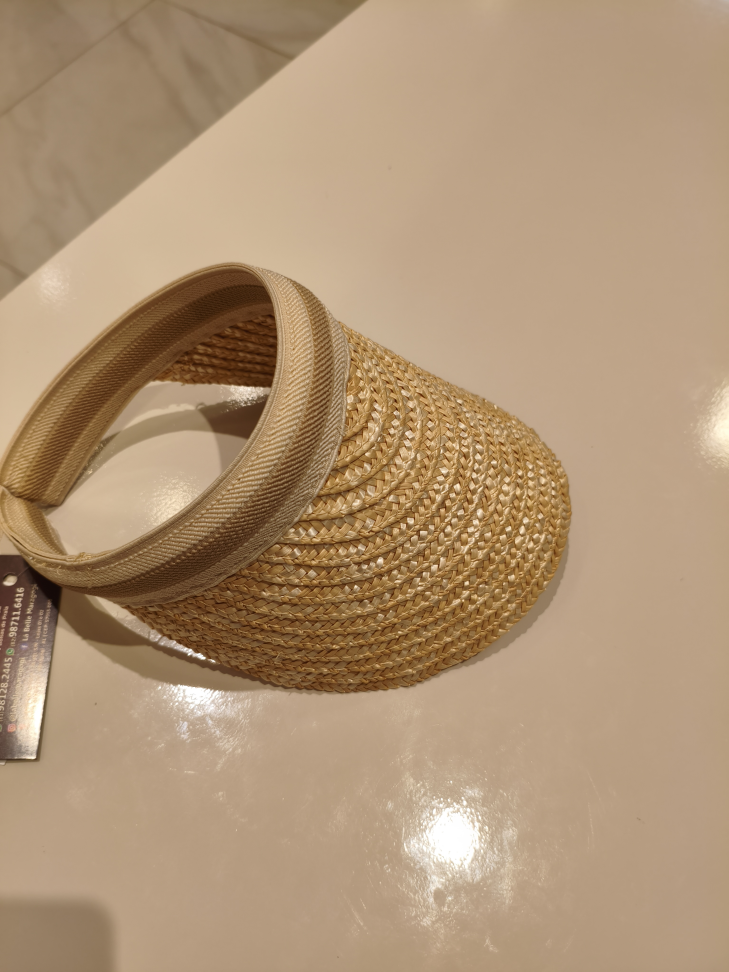 Viseira aberta de palha - #4