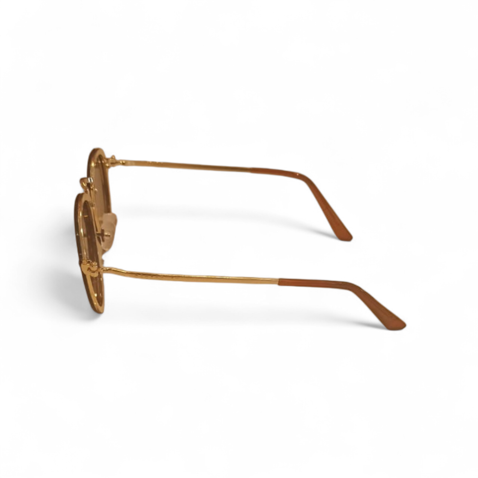 Óculos de sol gatinho dourado - #2