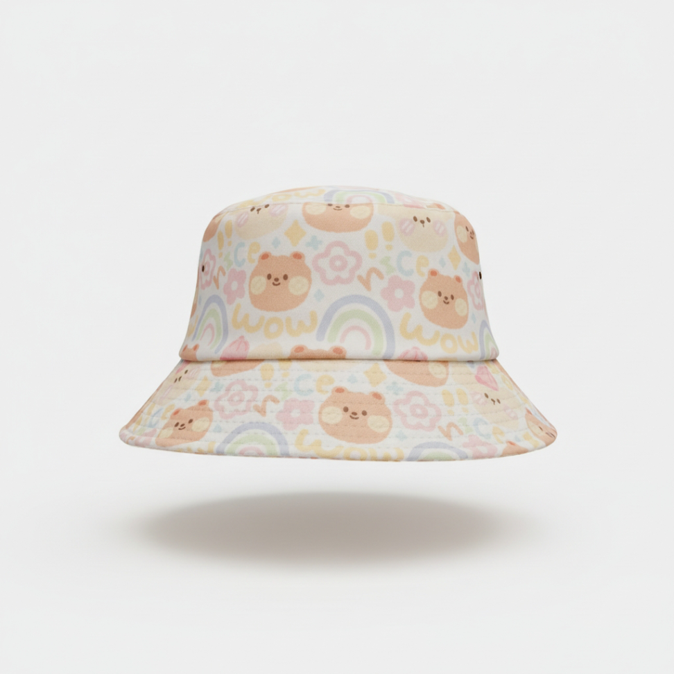 Bucket infantil estampada dupla face - #4