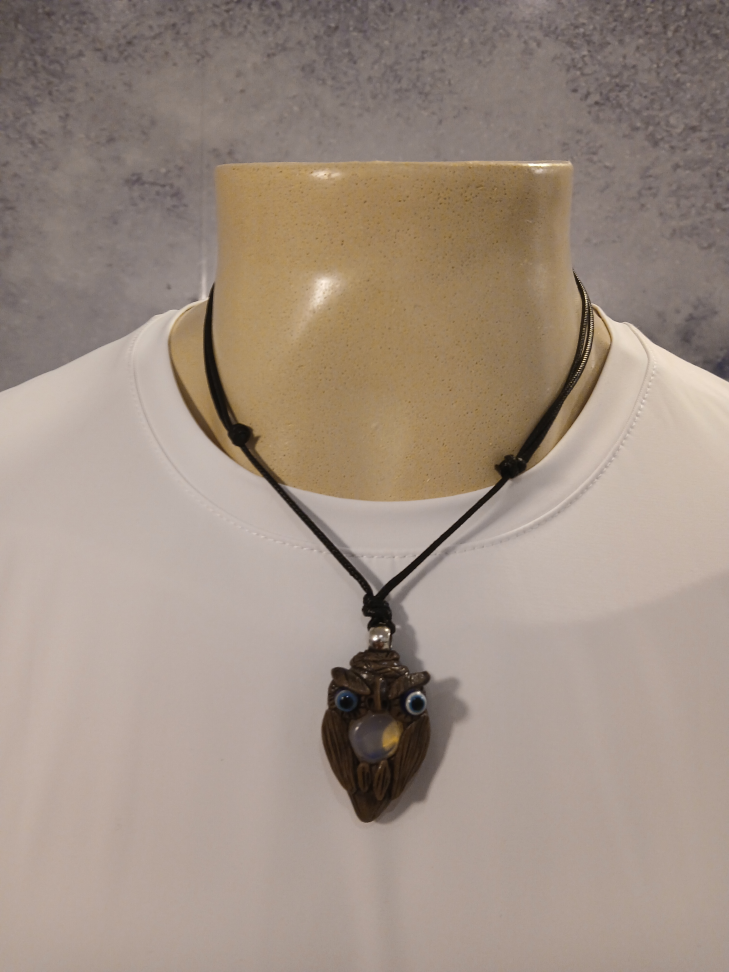 Colar coruja masculino - #2