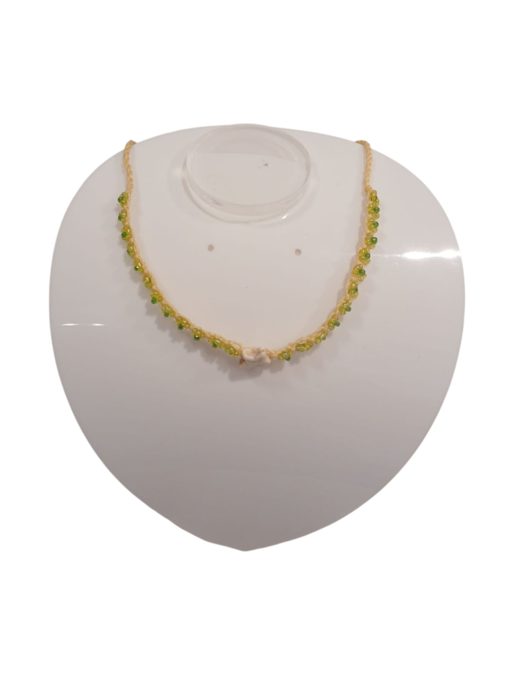 Choker praina com miçangas - #1