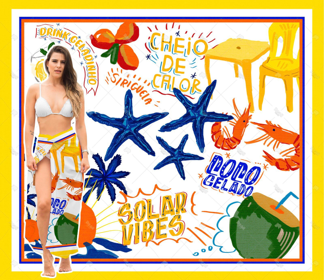 Cangas estampadas - #10