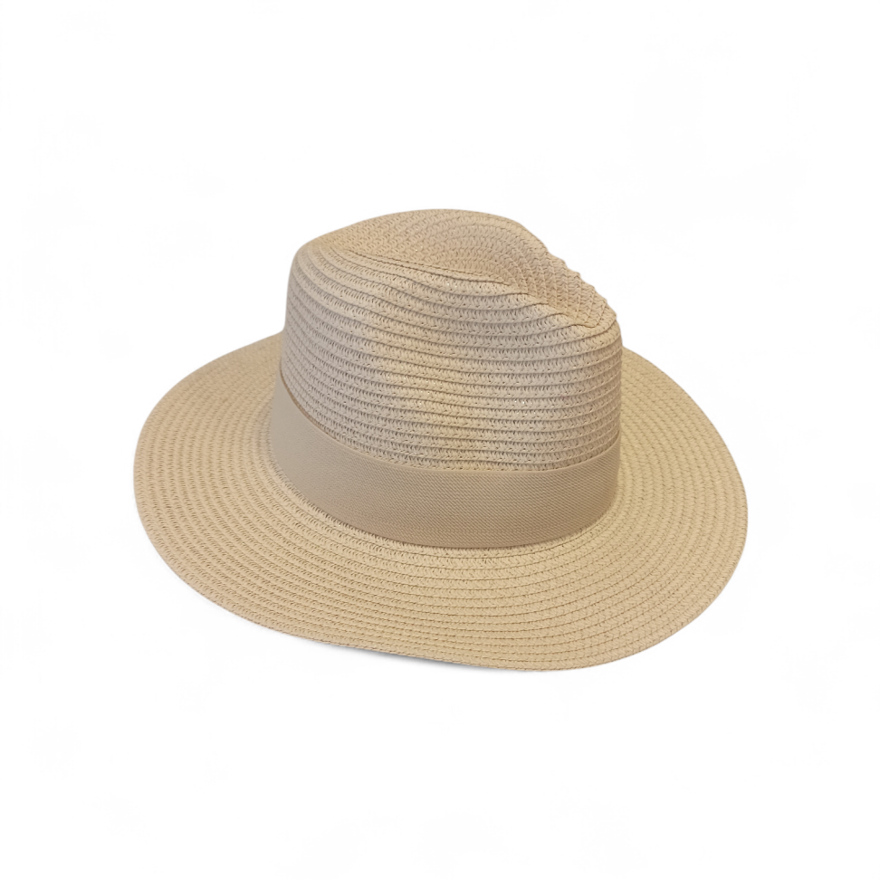 Chapéu com faixa bege - #2