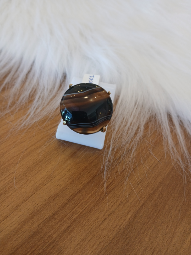 Anel com pedra natural - #2