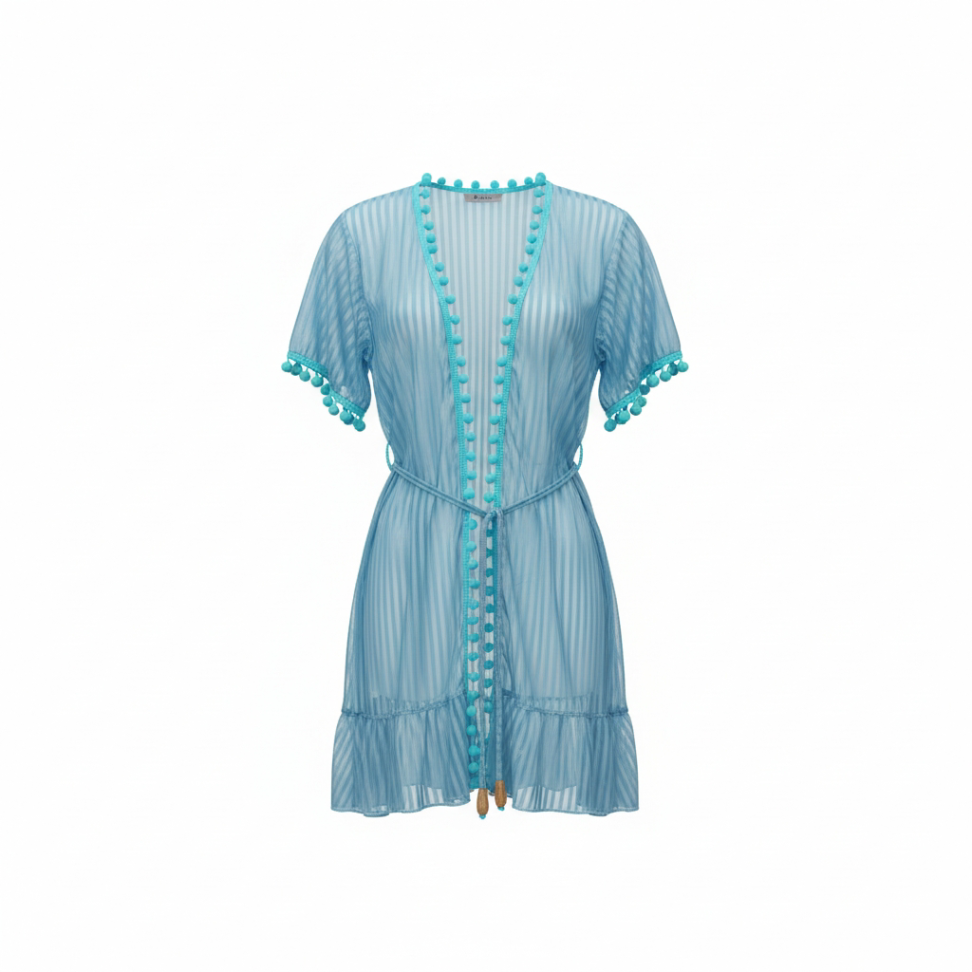 Saída infantil com pompons - #2