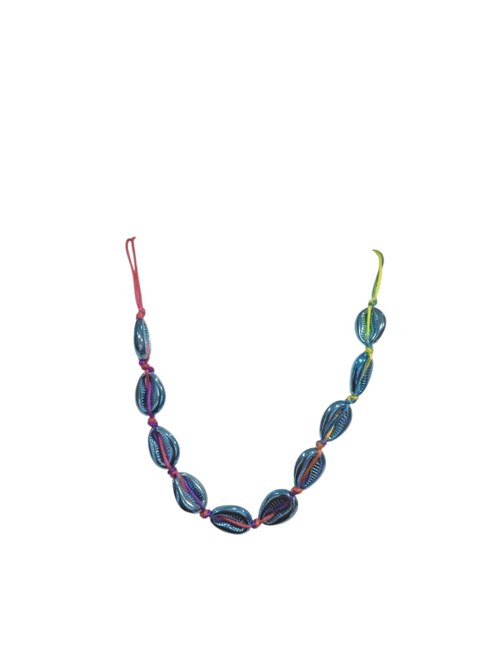 Choker de búzios coloridos - #3