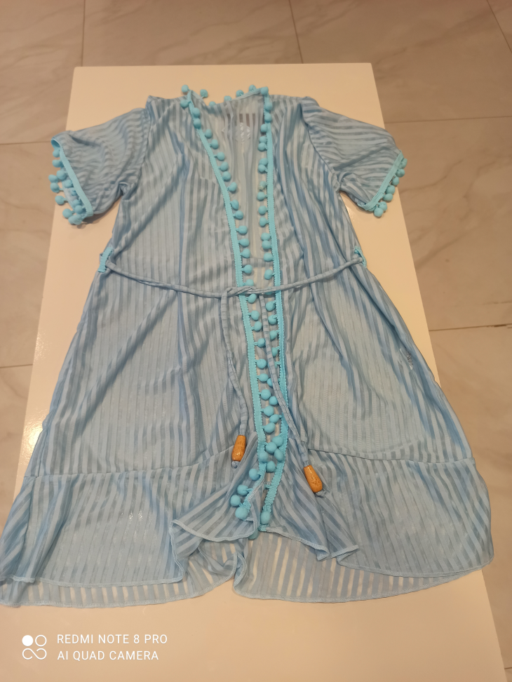 Saída infantil com pompons - #4