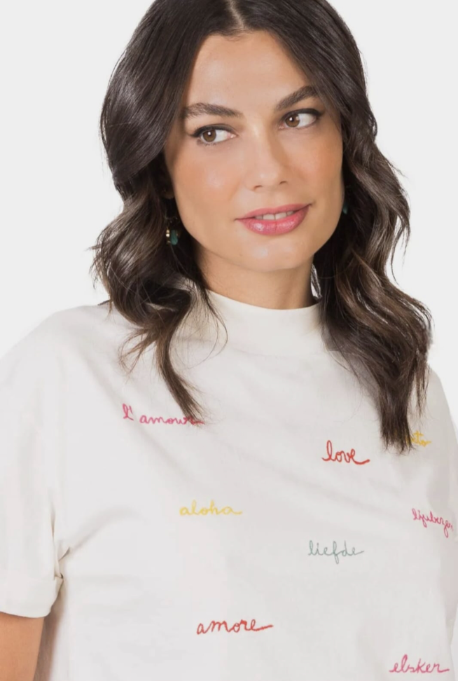 Cropped bordado 100% algodão - #2