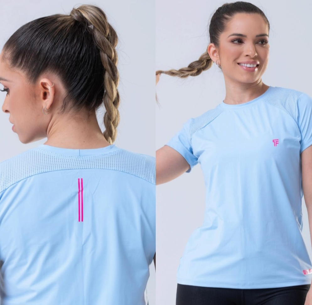 Camiseta UV manga curta feminina - #3