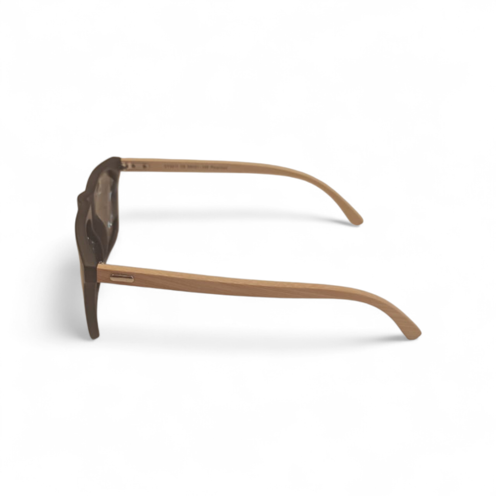 Óculos de sol polarizado haste bambu - #2
