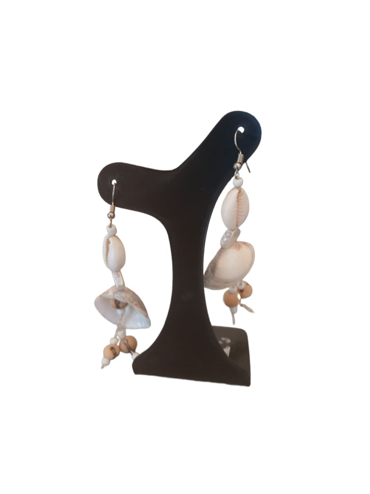 Brinco  de madrepérolas longo - #1