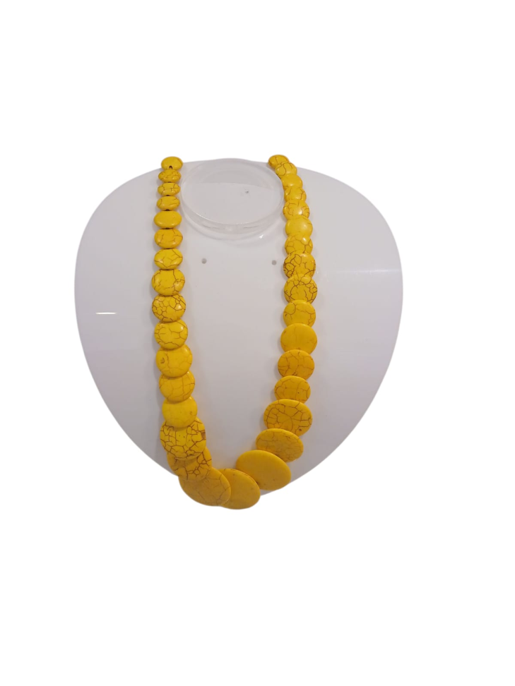 Colar de pedras howlita - #5