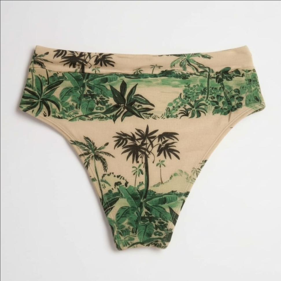 Biquíni hot pant tropical - #2