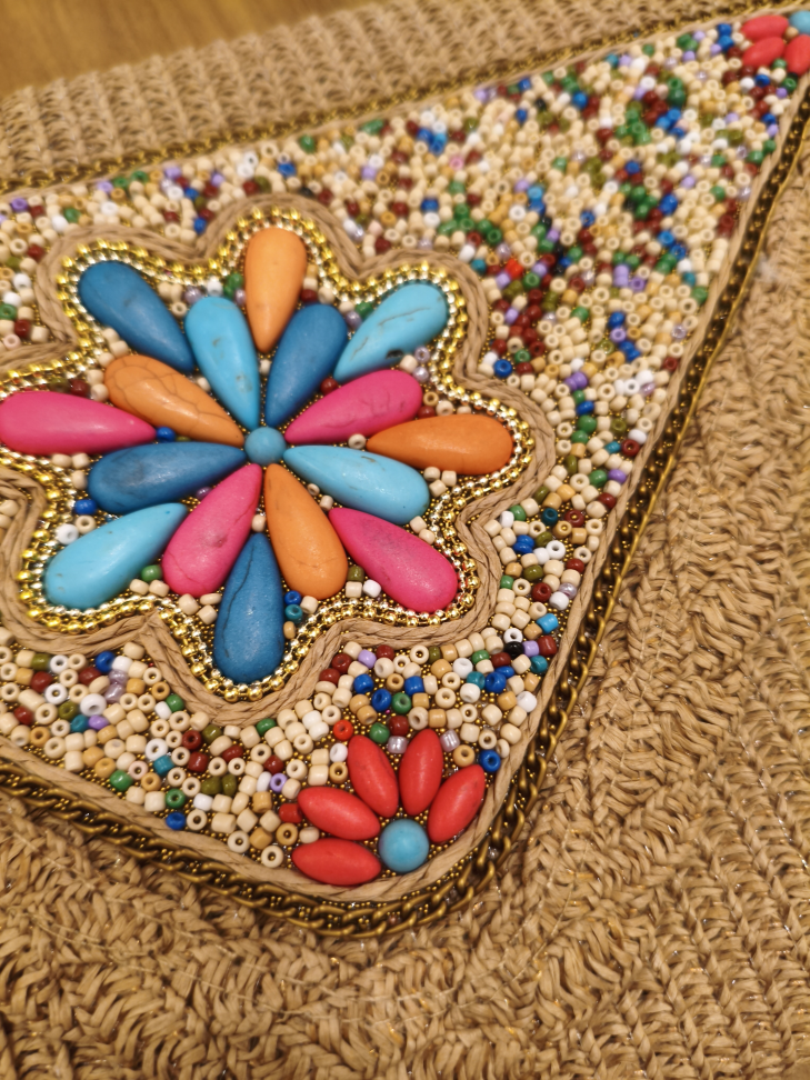 Bolsa carteira bordada - #1