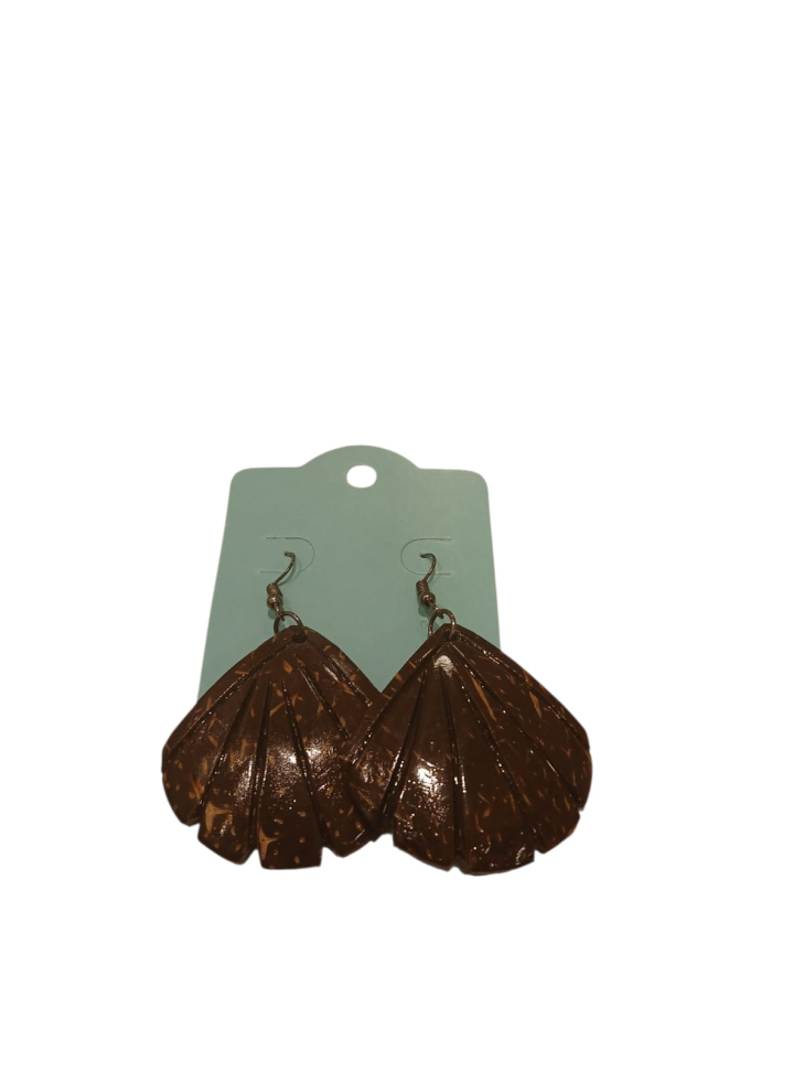 Brinco de casca de coco - #3