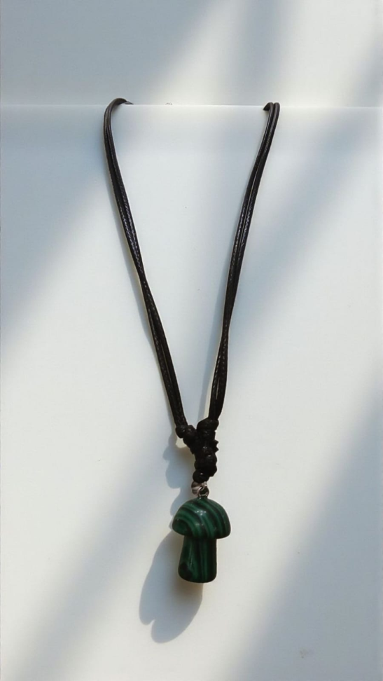 Cordão cogumelo em pedra natural regulável - #1